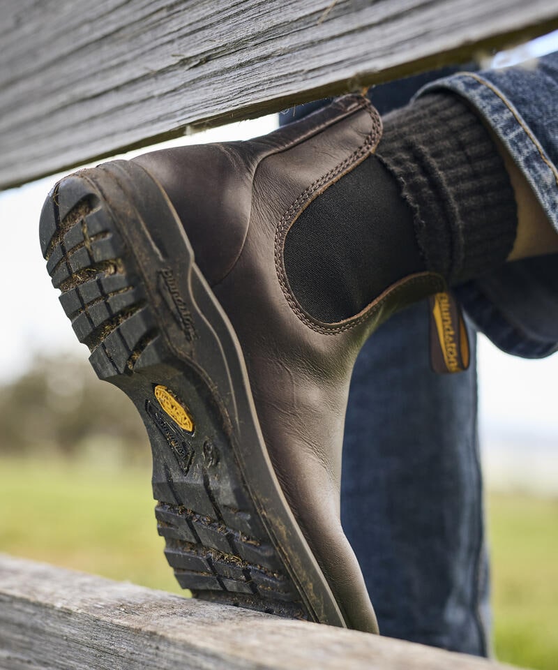【ブランドストーン】オールテレイン/ココアブラウン ナチュラルレザー/ブーツ メンズ レディース詳細画像7