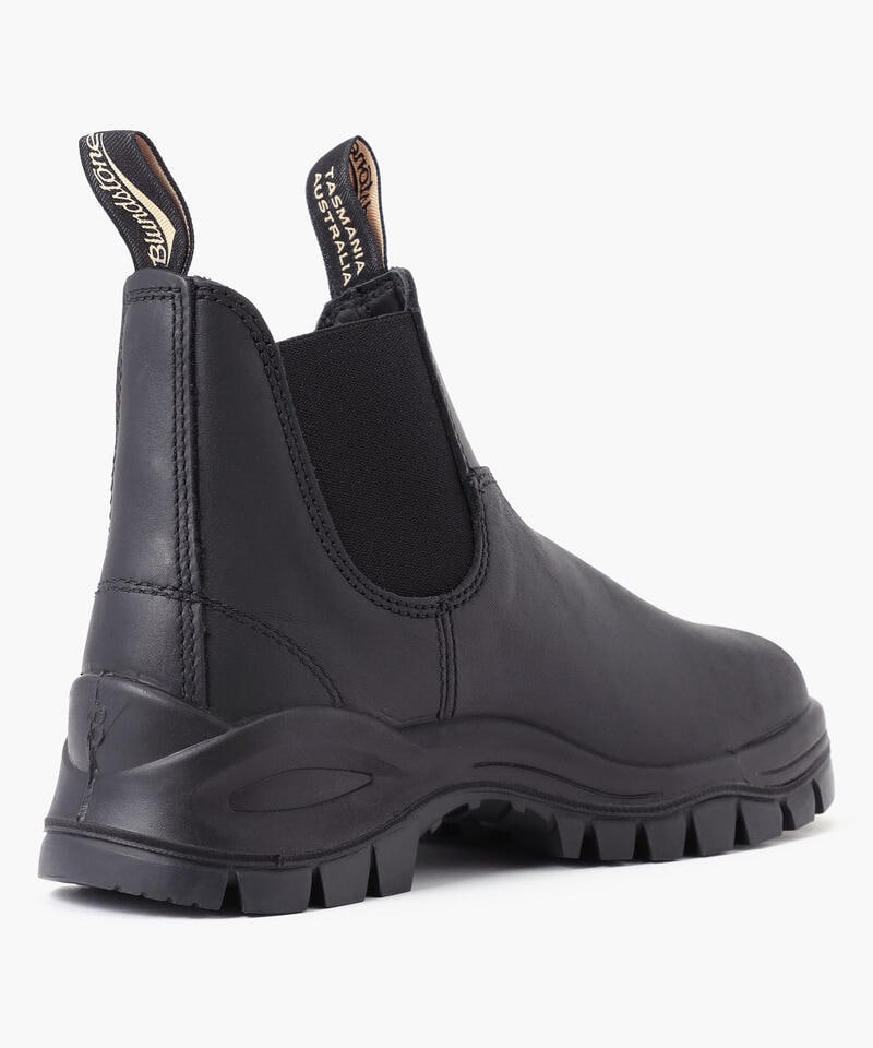 【ブランドストーン】ラグブーツ/ブラック ナチュラルレザー/ブーツ メンズ レディース詳細画像3