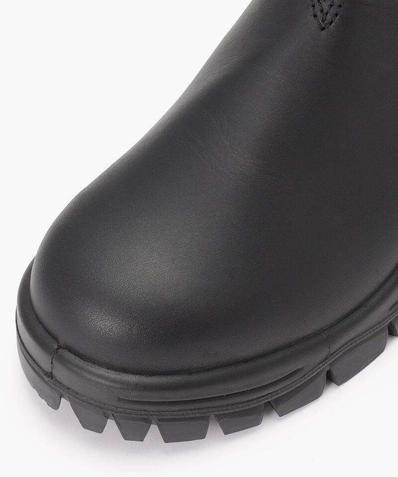 【ブランドストーン】ラグブーツ/ブラック ナチュラルレザー/ブーツ メンズ レディース詳細画像4