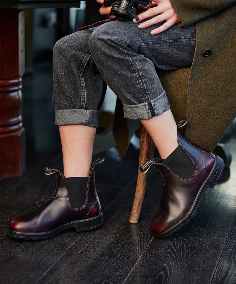 【ブランドストーン】オリジナルス/ボルドーブラッシュ ナチュラルレザー/ブーツ メンズ レディース詳細画像8