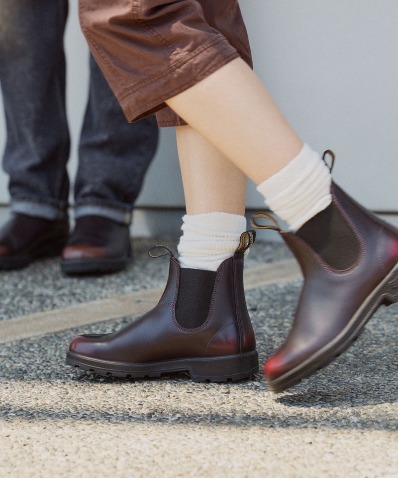 【ブランドストーン】オリジナルス/ボルドーブラッシュ ナチュラルレザー/ブーツ メンズ レディース詳細画像16