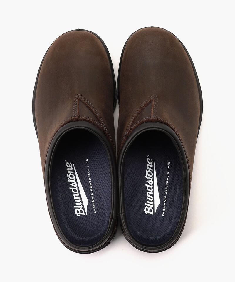 【ブランドストーン】オリジナルス クロッグ/アンティークブラウン ナチュラルレザー詳細画像6