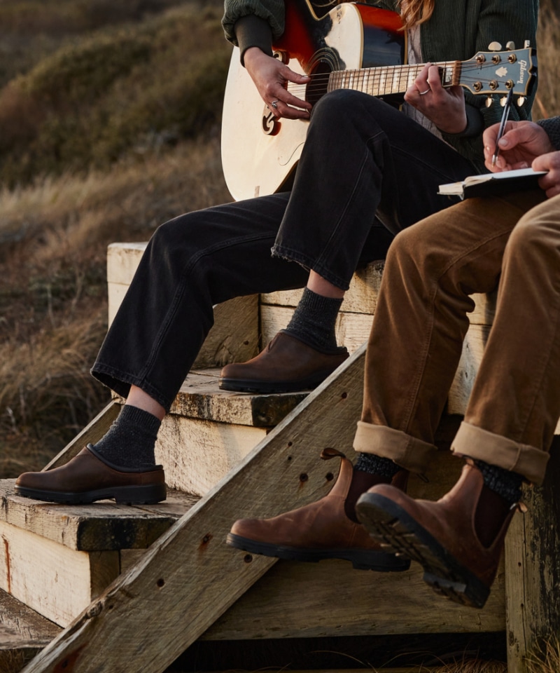 【ブランドストーン】オリジナルス クロッグ/アンティークブラウン ナチュラルレザー詳細画像14