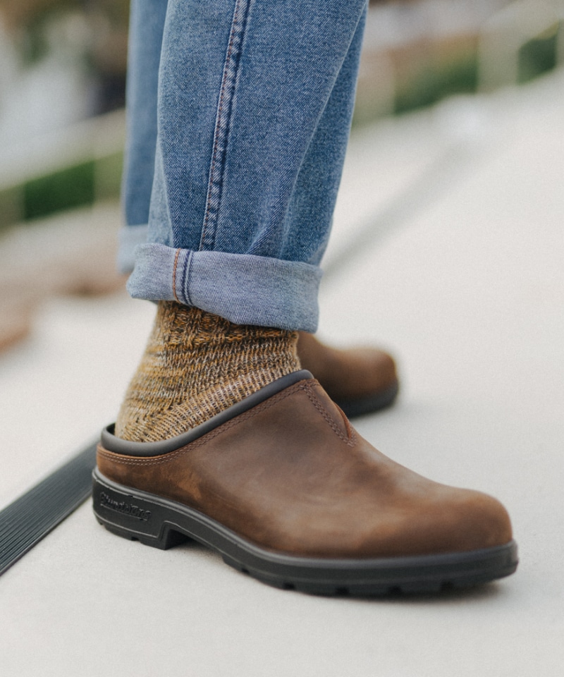 【ブランドストーン】オリジナルス クロッグ/アンティークブラウン ナチュラルレザー