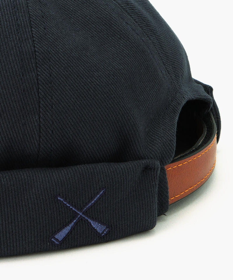【ベトン シレ】ミキ/モールスキンダークネイビー コットン/帽子 メンズ レディース詳細画像4