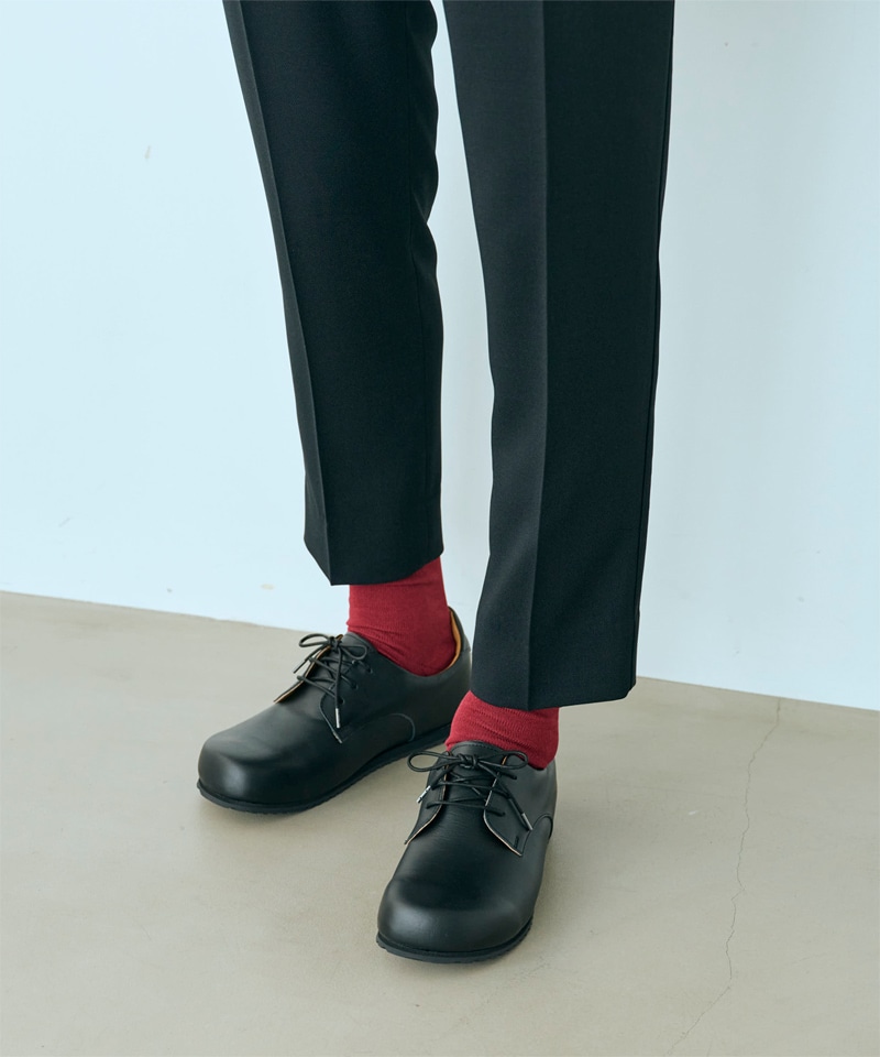 【ベネクシー】ザ クルーソックス/マルーン ポリエステル コットン/靴下 メンズ レディース詳細画像5