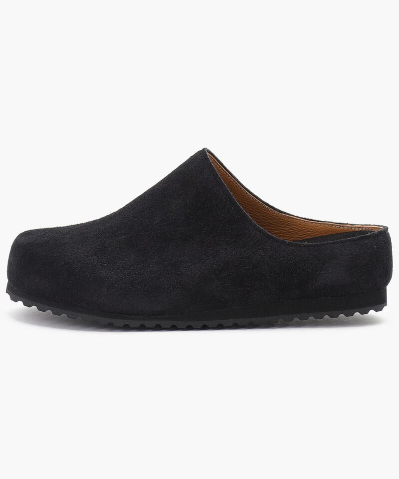 【ベネクシー】270 リラックス/ブラック ベロアレザー/クロッグ メンズ レディース詳細画像1