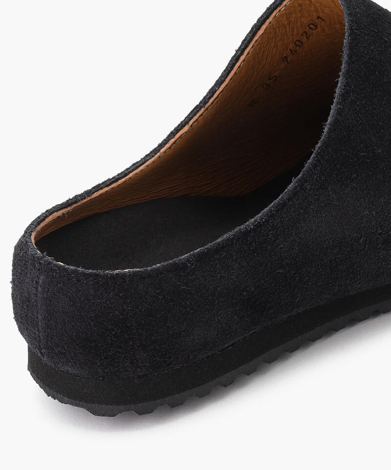 【ベネクシー】270 リラックス/ブラック ベロアレザー/クロッグ メンズ レディース詳細画像5