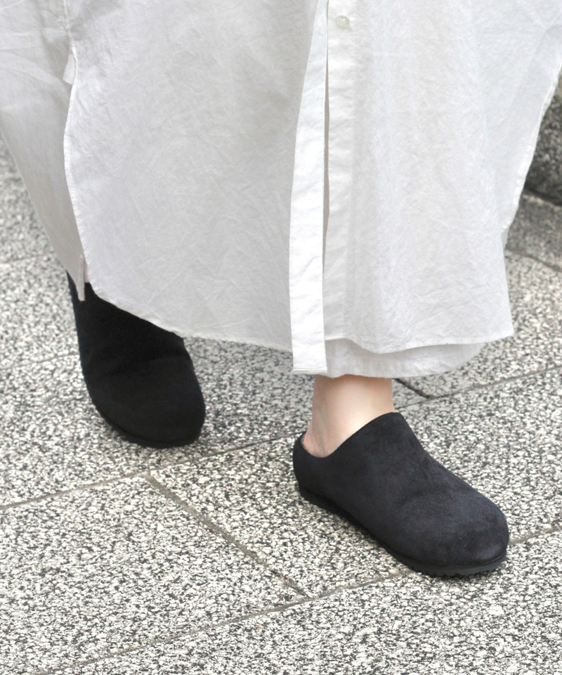 【ベネクシー】270 スリム/ブラック ベロアレザー/クロッグ メンズ レディース詳細画像8