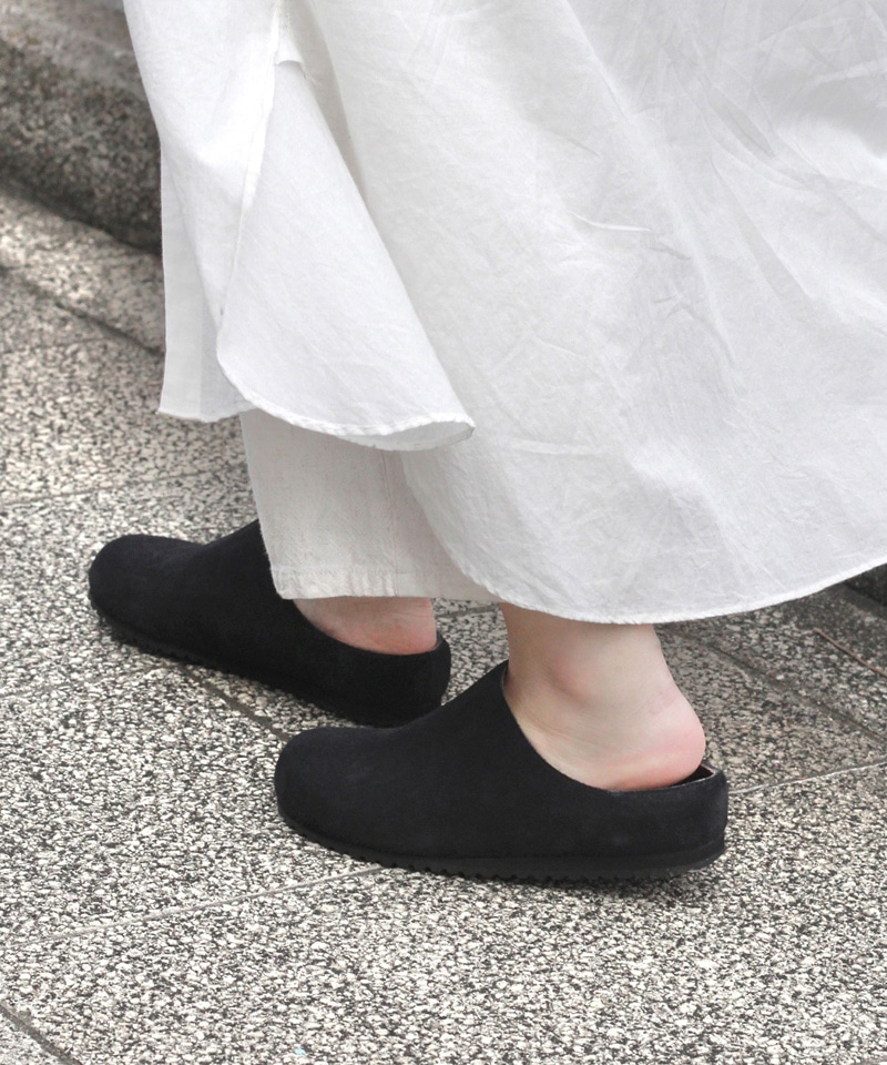 【ベネクシー】270 スリム/ブラック ベロアレザー/クロッグ メンズ レディース詳細画像10