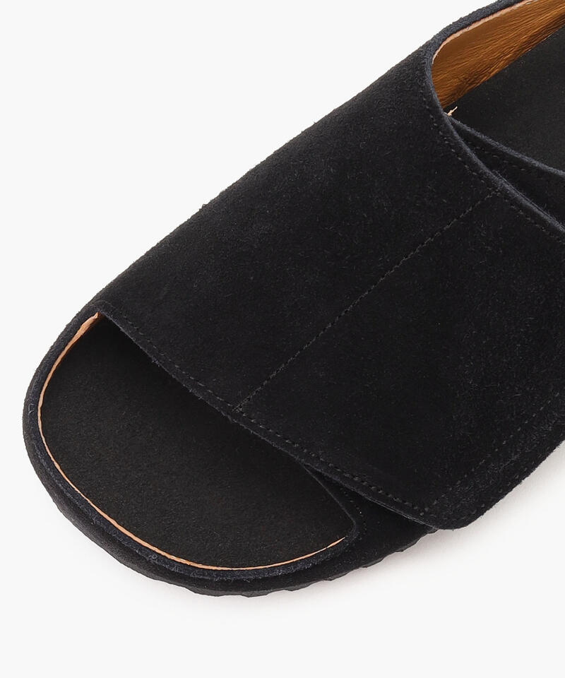 【ベネクシー】180 リラックス/ブラック ベロアレザー/サンダル メンズ レディース詳細画像4