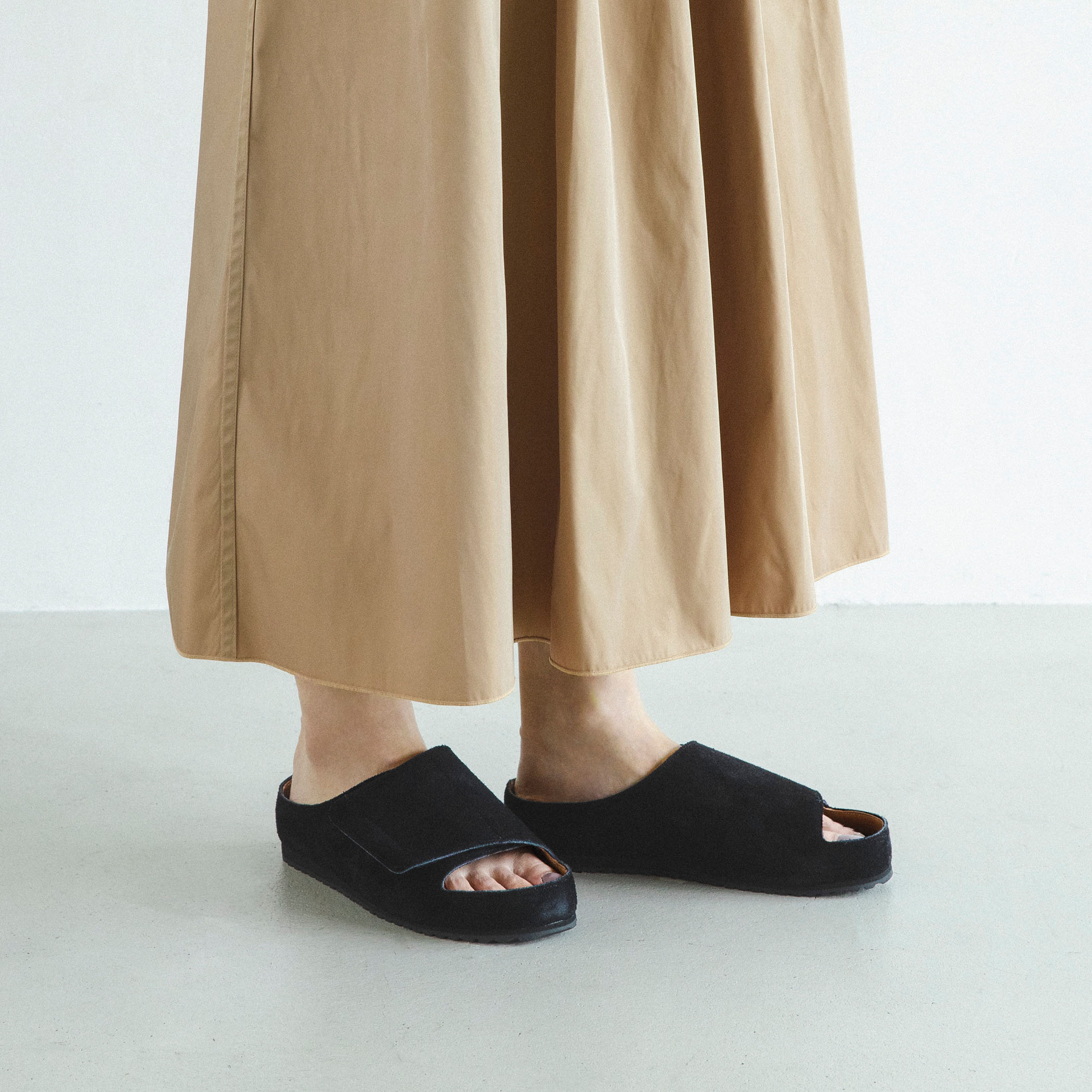 【ベネクシー】180 リラックス/ブラック ベロアレザー/サンダル メンズ レディース詳細画像11