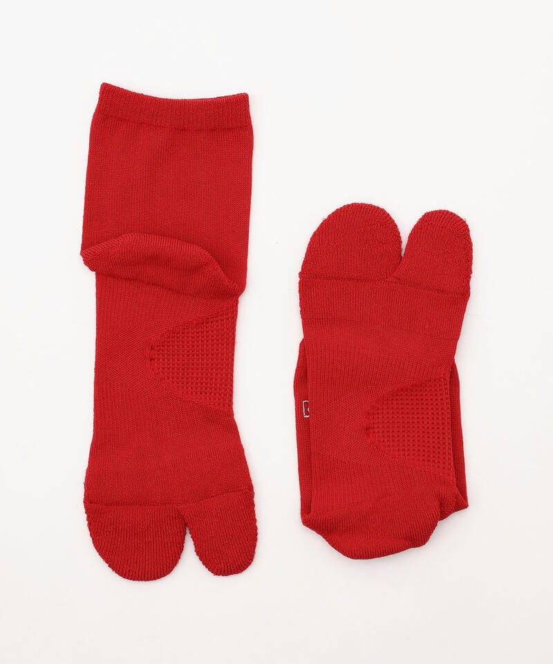 【ベネクシー】ザ アンクルソックス/レッド ポリエステル コットン/靴下 メンズ レディース詳細画像1