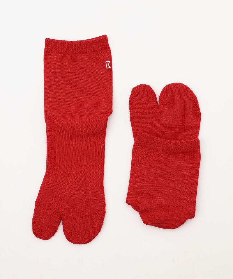 【ベネクシー】ザ アンクルソックス/レッド ポリエステル コットン/靴下 メンズ レディース