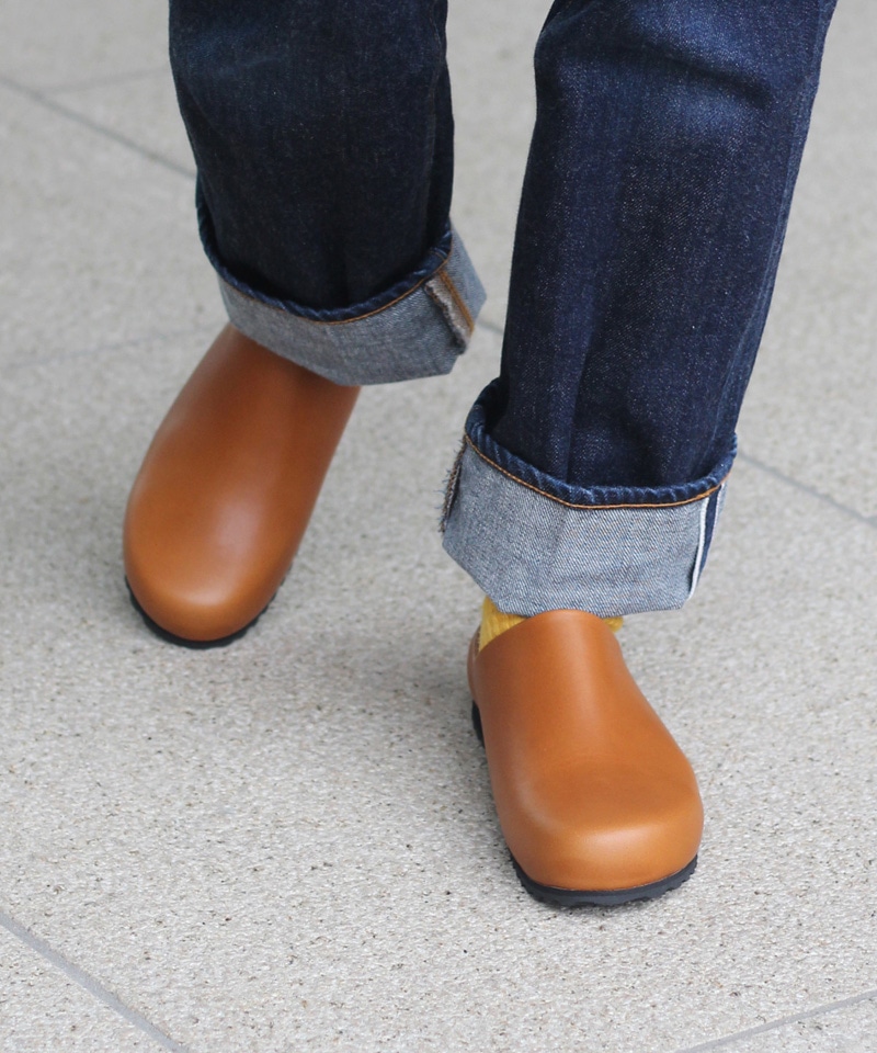 【ベネクシー】270 スリム/ブラウン ナチュラルレザー/クロッグ メンズ レディース詳細画像9