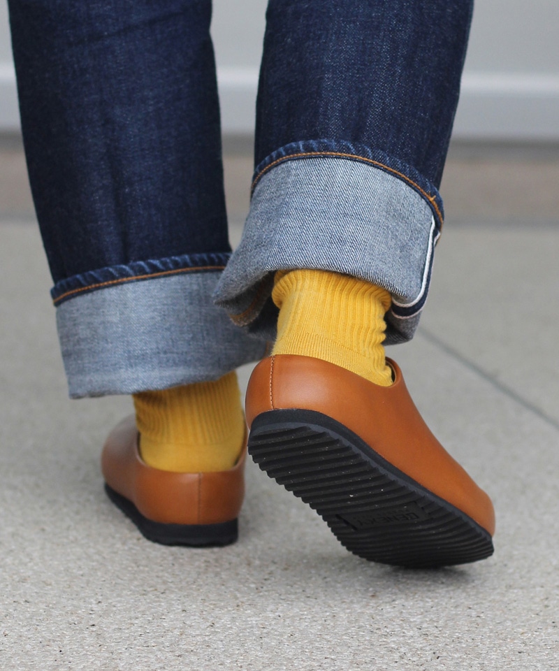 【ベネクシー】270 スリム/ブラウン ナチュラルレザー/クロッグ メンズ レディース詳細画像10