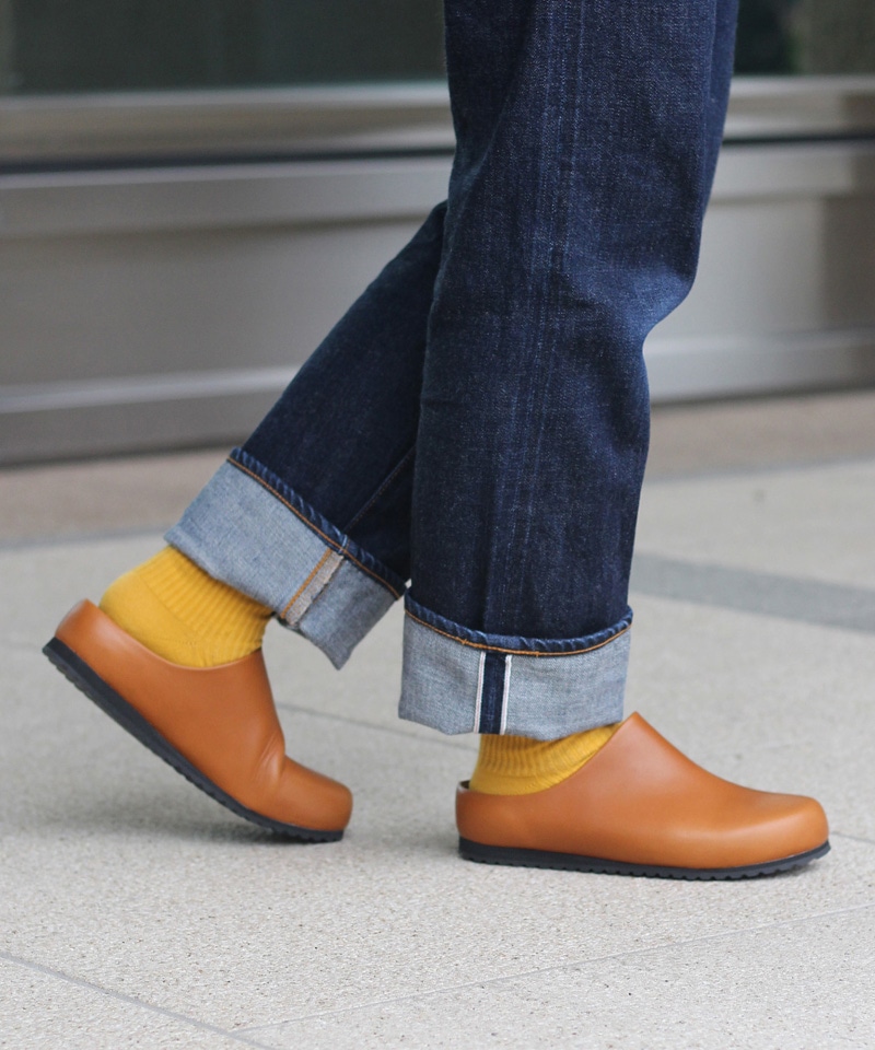 【ベネクシー】270 スリム/ブラウン ナチュラルレザー/クロッグ メンズ レディース詳細画像11