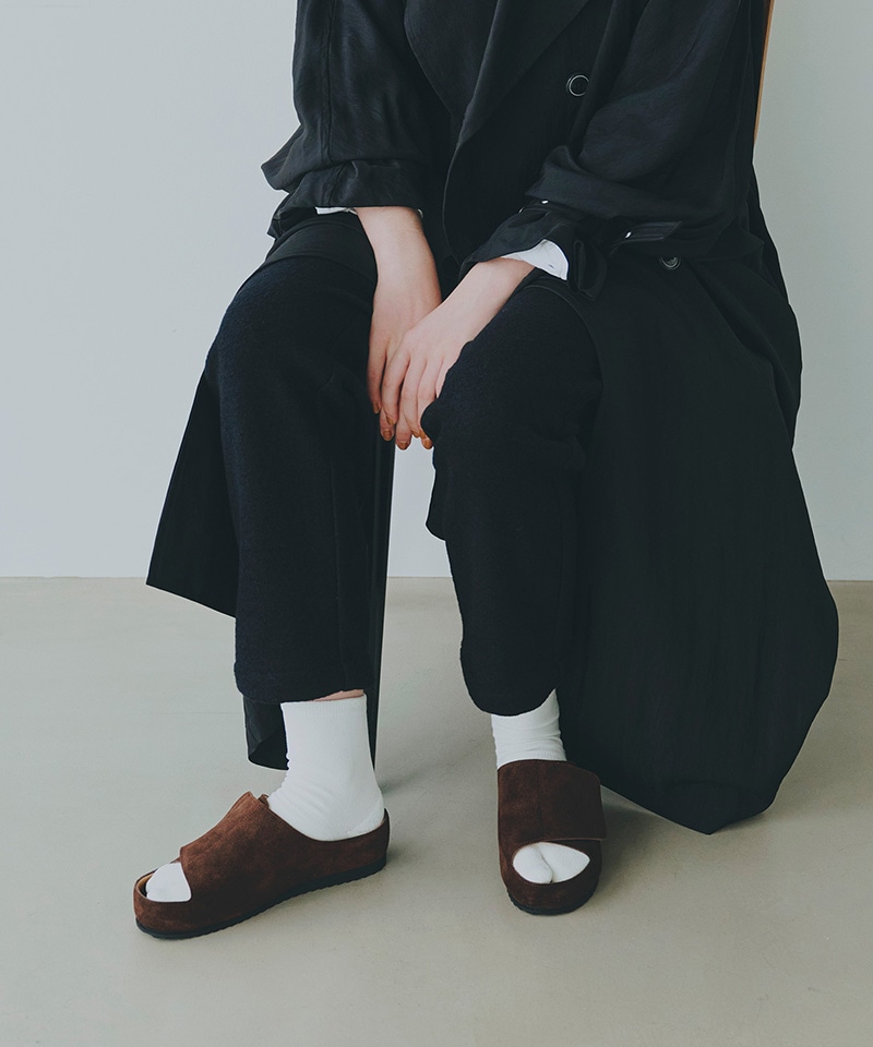 【ベネクシー】180 スリム/モカ ベロアレザー/サンダル メンズ レディース