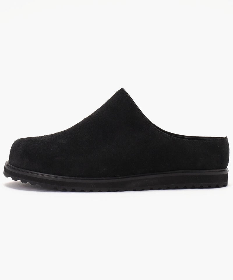 【ベネクシー】270W スリム/ブラック ベロアレザー/サンダル メンズ レディース/BENEXY詳細画像1