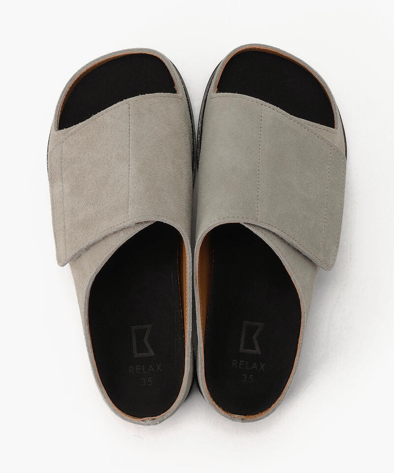 【ベネクシー】180W リラックス/トープ ベロアレザー/サンダル メンズ レディース詳細画像6