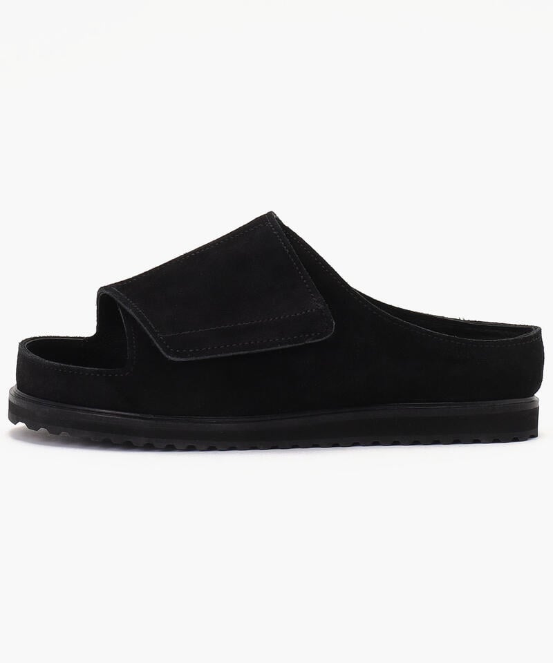 【ベネクシー】180W リラックス/ブラック ベロアレザー/サンダル メンズ レディース詳細画像1