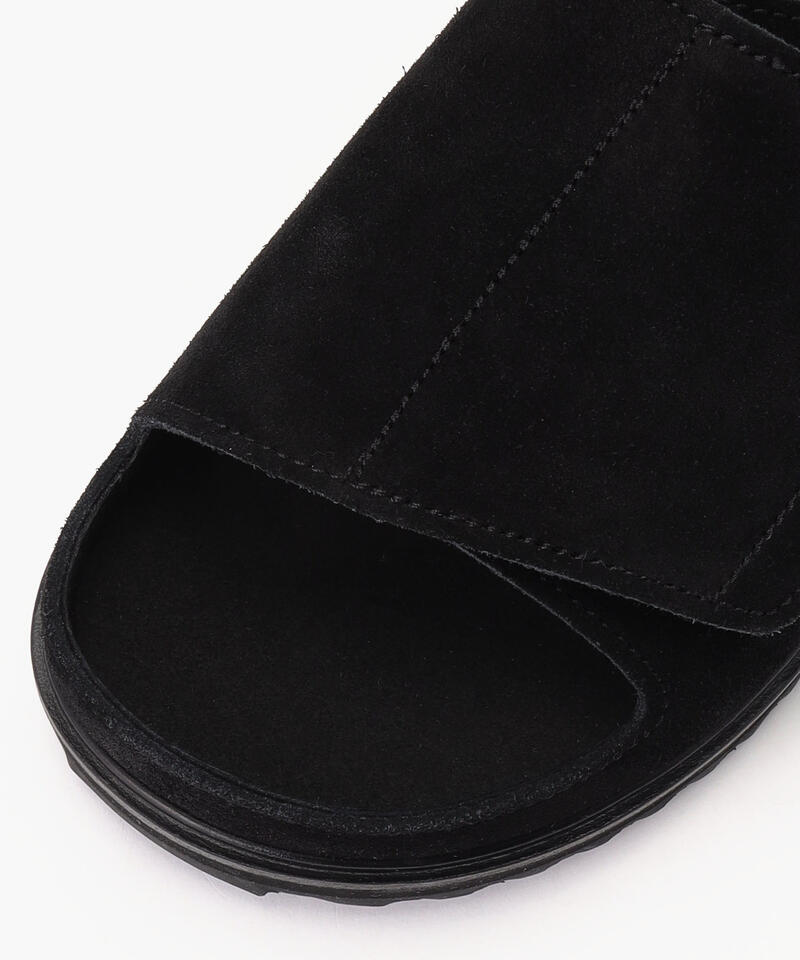 【ベネクシー】180W リラックス/ブラック ベロアレザー/サンダル メンズ レディース詳細画像4