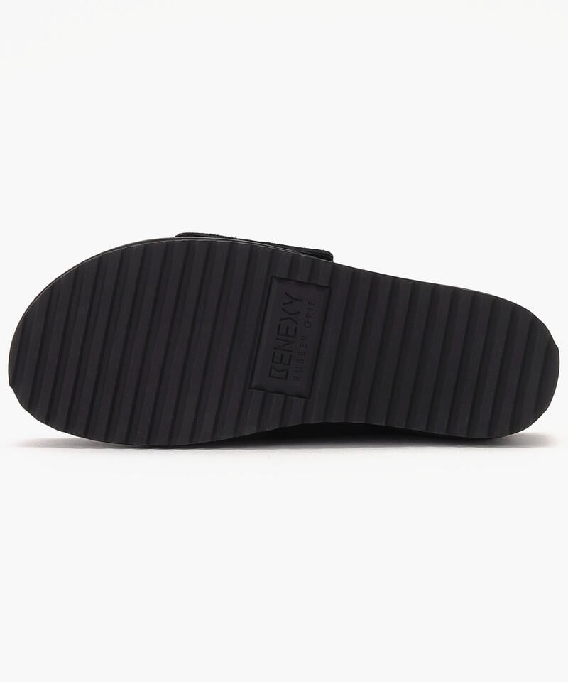 【ベネクシー】180W スリム/ブラック ベロアレザー/サンダル メンズ レディース/BENEXY詳細画像2