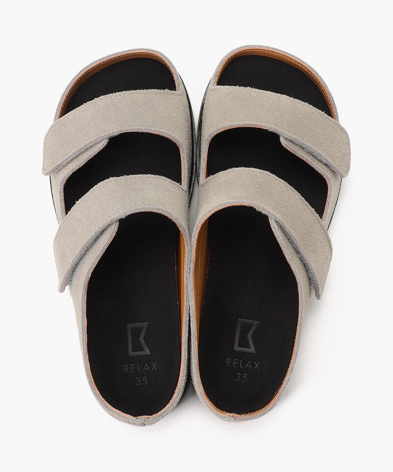 【ベネクシー】120W リラックス/トープ ベロアレザー/サンダル メンズ レディース詳細画像6