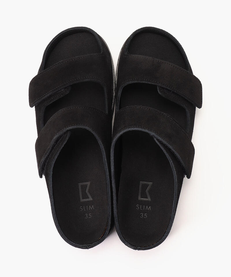 【ベネクシー】120W スリム/ブラック ベロアレザー/サンダル メンズ レディース/BENEXY詳細画像6