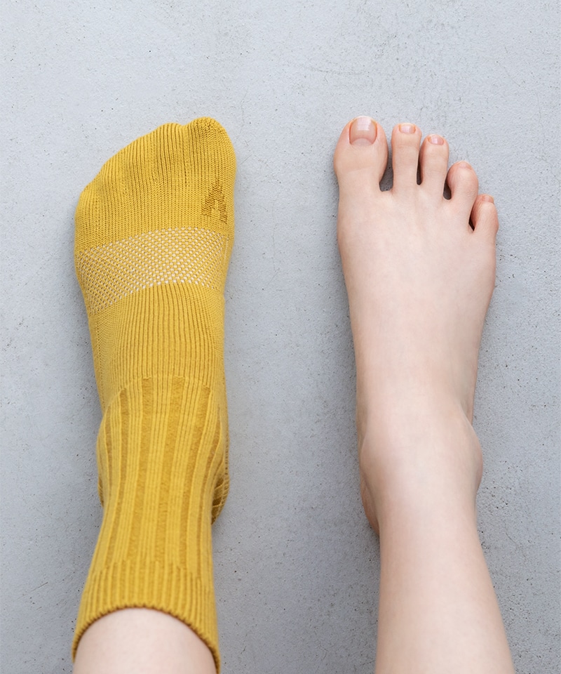 【ケアソク】ととのえる ベーシック/ライトグレー ポリエステル コットン/ソックス メンズ/CARE:SOKU詳細画像5