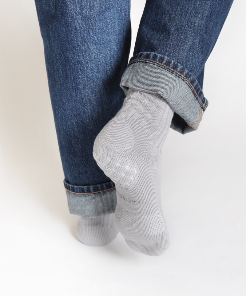 【ケアソク】ととのえる ベーシック/レッド ポリエステル コットン/ソックス レディース/CARE:SOKU詳細画像8