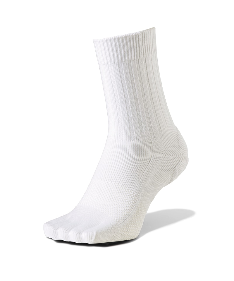 【ケアソク】ととのえる ベーシック/ホワイト ポリエステル コットン/ソックス メンズ/CARE:SOKU詳細画像3