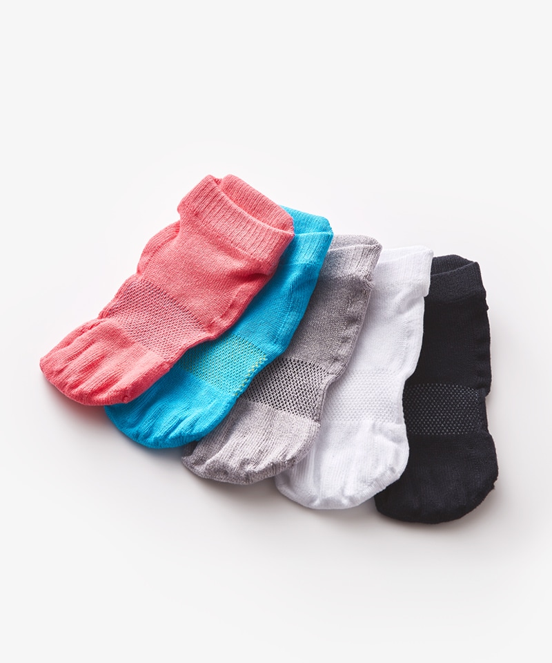 【ケアソク】ととのえる ウォーキング/グレー ポリエステル コットン/ソックス レディース/CARE:SOKU詳細画像8