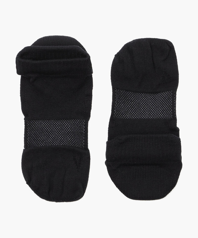 【ケアソク】ととのえる ウォーキング/ブラック ポリエステル コットン/ソックス メンズ/CARE:SOKU