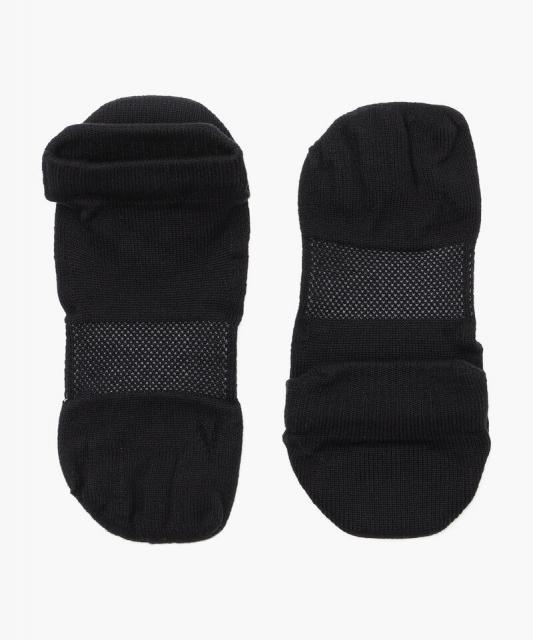 【ケアソク】ととのえる ウォーキング/ブラック ポリエステル コットン/ソックス メンズ/CARE:SOKU