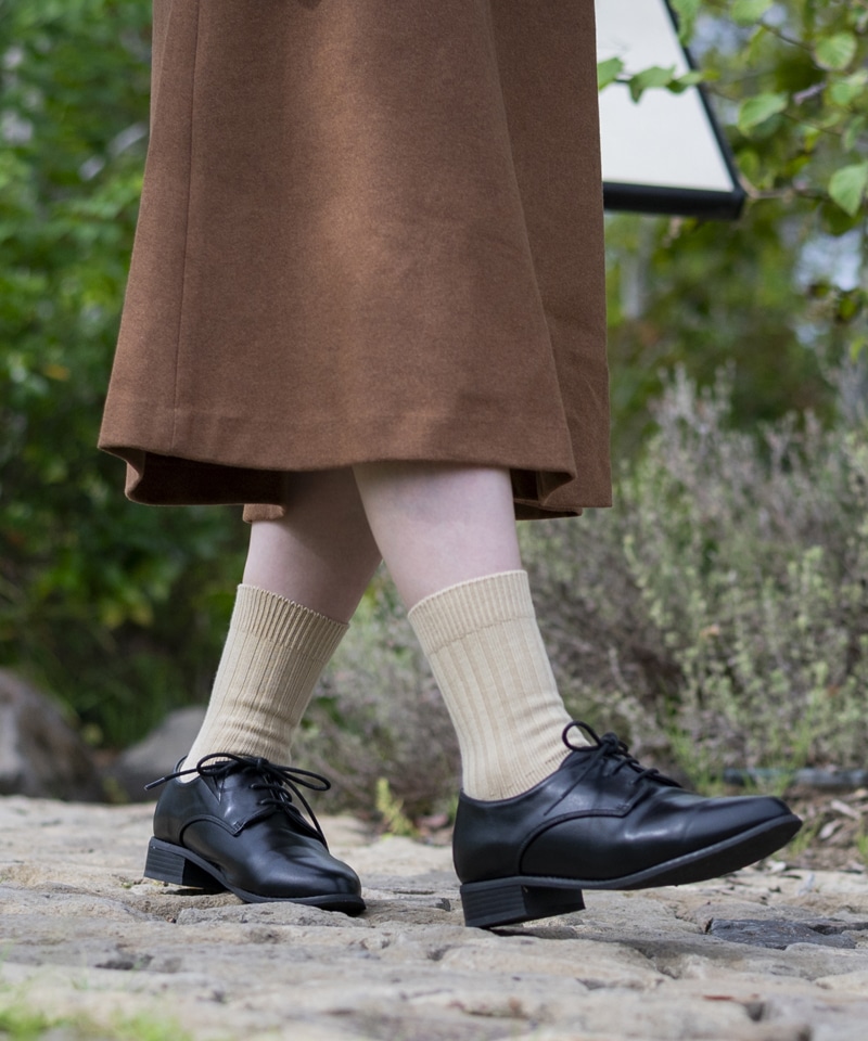 【ケアソク】ととのえる ベーシック/きなこ ポリエステル コットン/ソックス レディース/CARE:SOKU詳細画像7