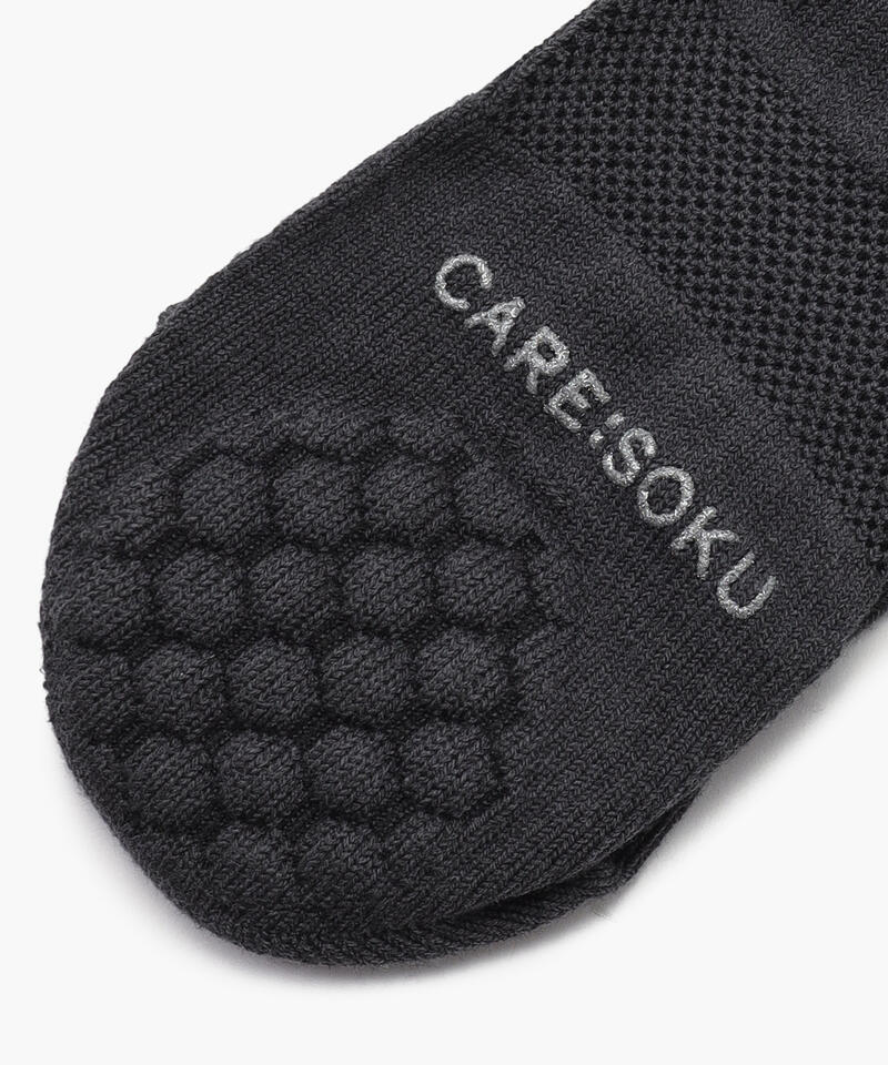 【ケアソク】ととのえる ベーシック/黒ごま ポリエステル コットン/ソックス レディース/CARE:SOKU詳細画像3