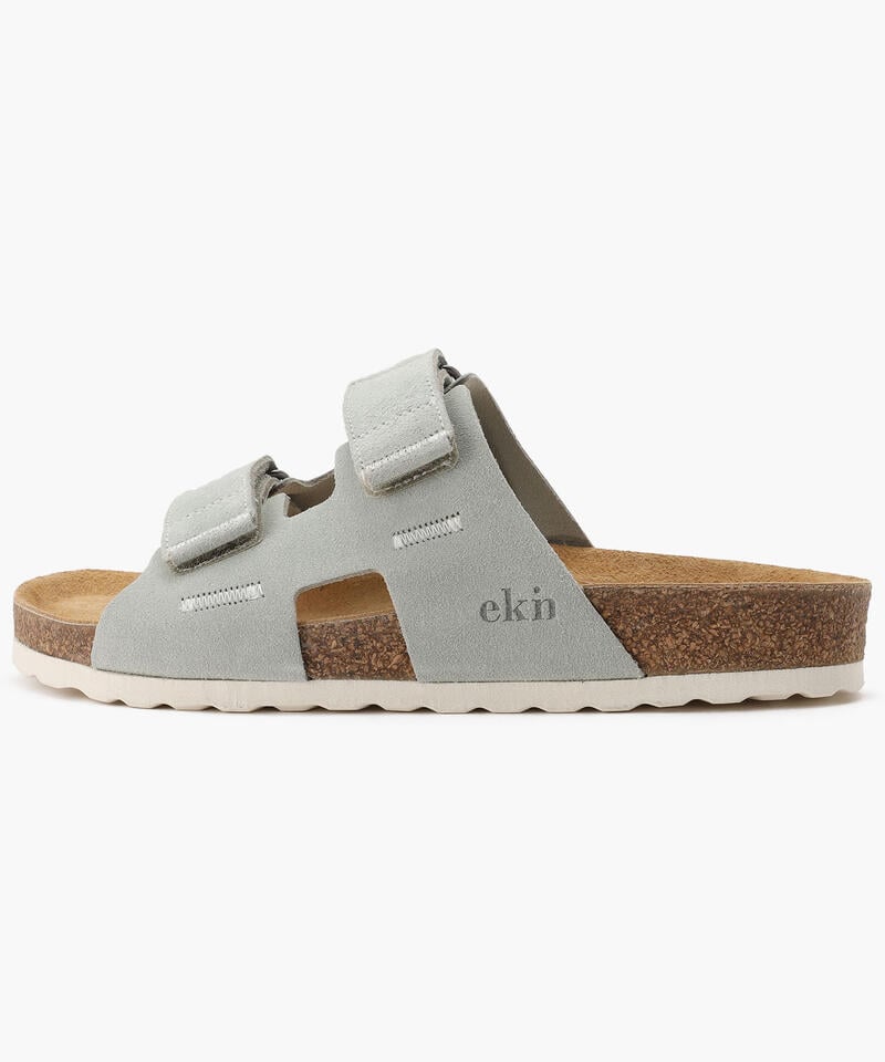 【エクン】アザレア/セージ スエードレザー/サンダル メンズ レディース/ekn AZALEA詳細画像1