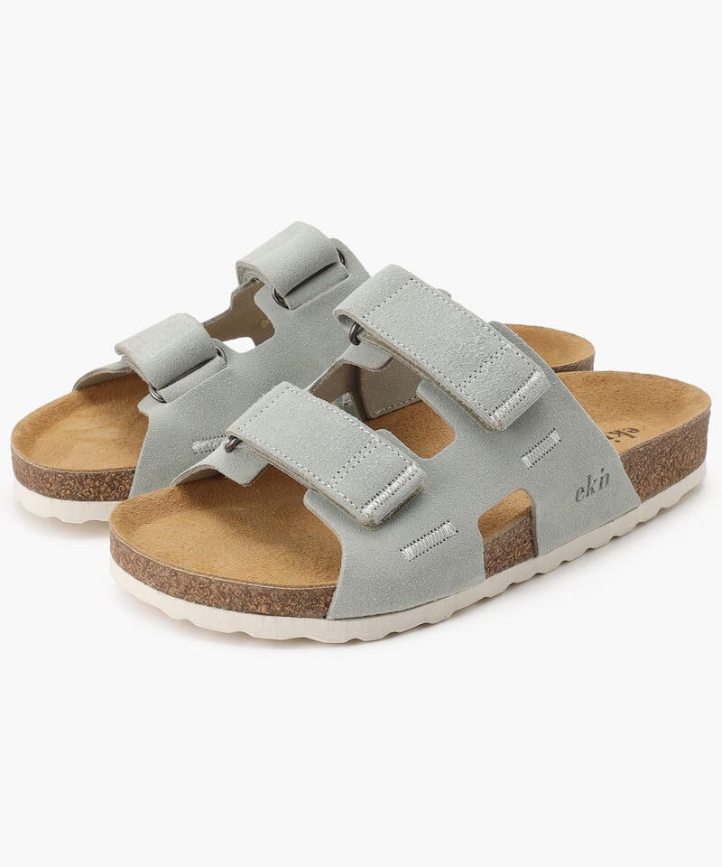 【エクン】アザレア/セージ スエードレザー/サンダル メンズ レディース/ekn AZALEA