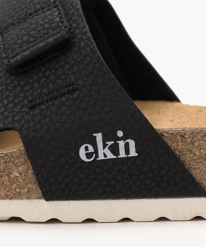 【エクン】アザレア/ブラック リサイクルヴィーガン/サンダル メンズ レディース/ekn AZALEA詳細画像6