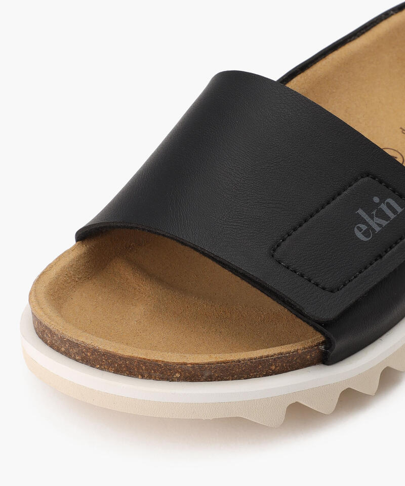 【エクン】パーム/ブラック リサイクルヴィーガン/サンダル メンズ レディース/ekn PALM詳細画像4