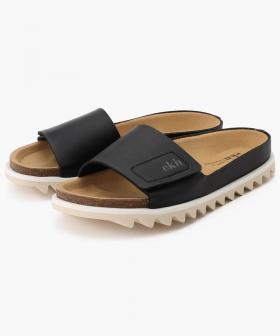 【エクン】パーム/ブラック リサイクルヴィーガン/サンダル メンズ レディース/ekn PALM