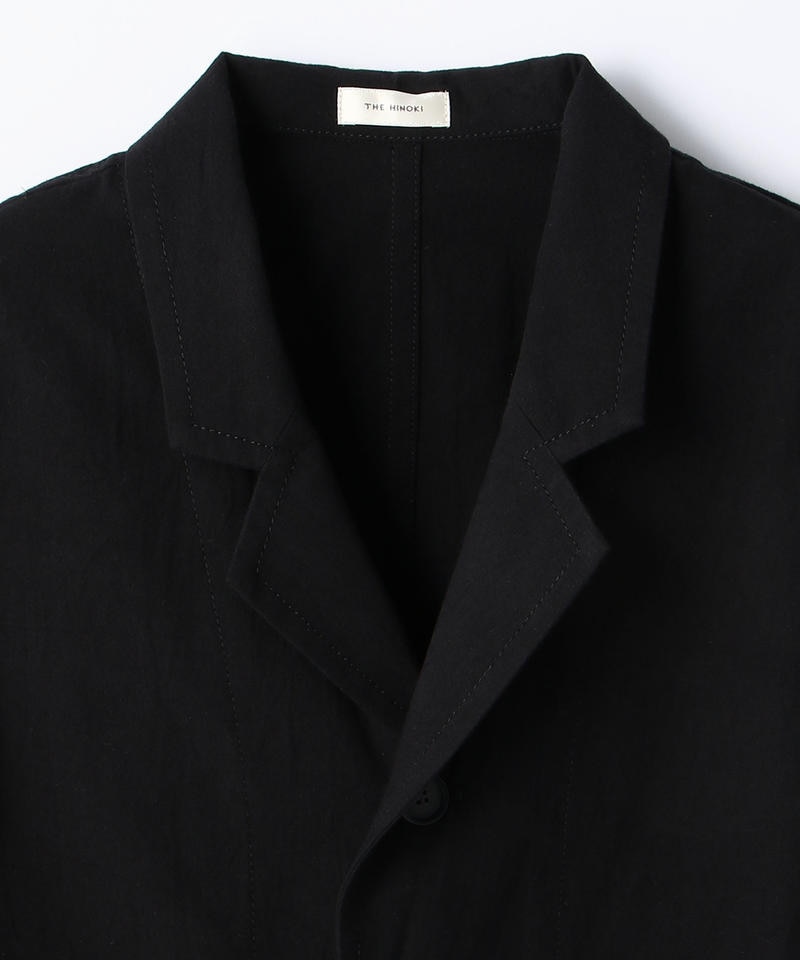 ザ ヒノキ 3ボタン ジャケット ブラック コットン 馬布 ジャケット メンズ レディース The Hinoki 3buttons Jacket ジャケット Benexy ビルケンシュトック Birkenstock通販 ザ ヒノキ 3ボタン ジャケット ブラック コットン 馬布 ジャケット メンズ レディース The Hinoki 3buttons Jacket ジャケット Benexy ビルケンシュトック Birkenstock通販