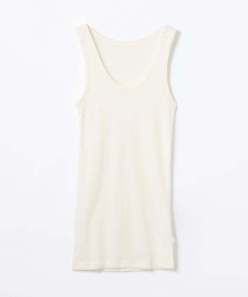 【ヨハ】マリー アンダーシャツ/ホワイト ウール/ノースリーブ レディース/Joha MARIE