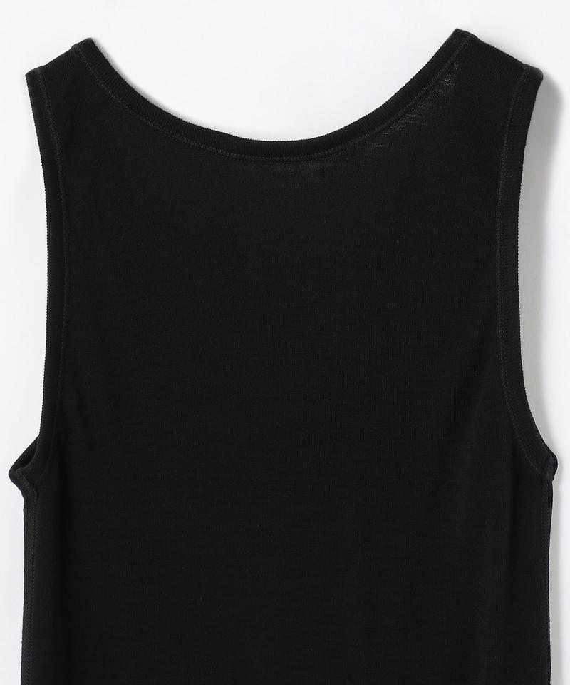 【ヨハ】マリー アンダーシャツ/ブラック ウール/ノースリーブ レディース/Joha MARIE詳細画像3