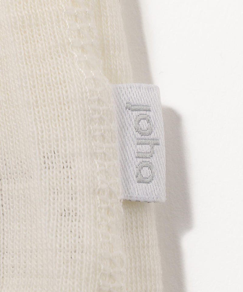 【ヨハ】マリー Tシャツ/ホワイト ウール/カットソー半袖 レディース/Joha MARIE詳細画像6