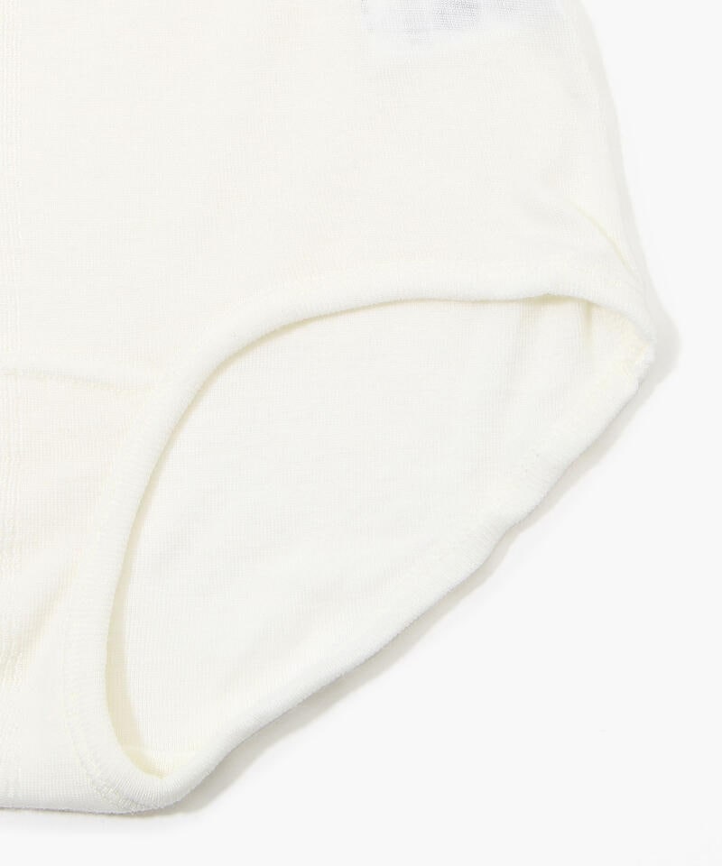 【ヨハ】マリー マキシブリーフ/ホワイト ウール/ショーツ レディース/Joha MARIE詳細画像3