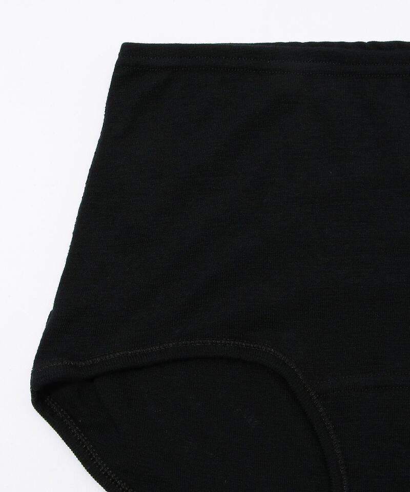 【ヨハ】マリー マキシブリーフ/ブラック ウール/ショーツ レディース/Joha MARIE詳細画像2