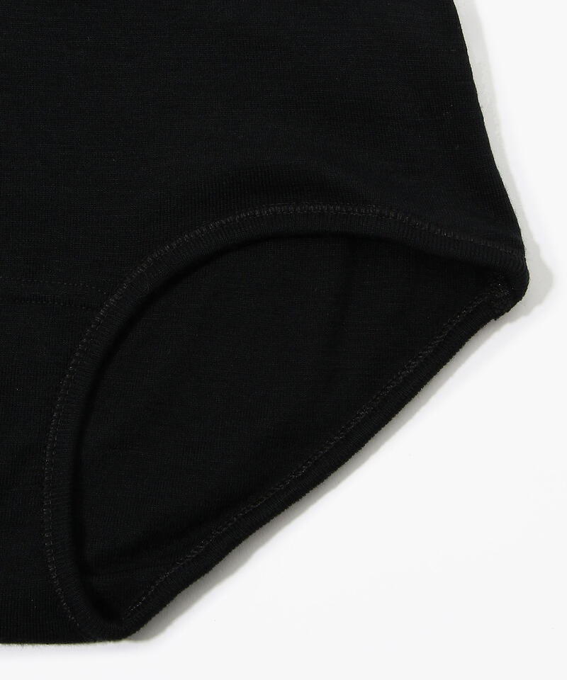 【ヨハ】マリー マキシブリーフ/ブラック ウール/ショーツ レディース/Joha MARIE詳細画像3