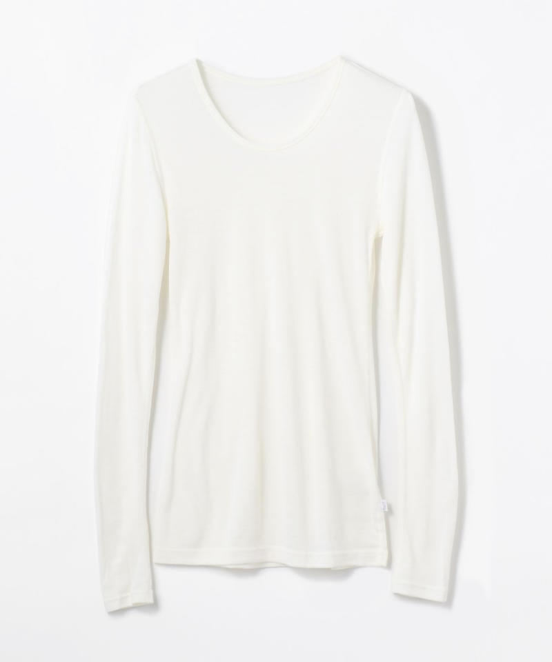 【ヨハ】マリー ブラウス/ホワイト ウール/シャツ長袖 レディース/Joha MARIE